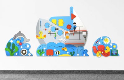 Комплект бизибордов "Морское путешествие"