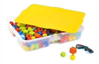 Конструктор - шнуровка Геометрия 200 деталей / в системе хранения Игротека