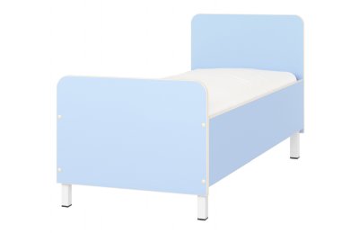 Кровать одноярусная на металлокаркасе