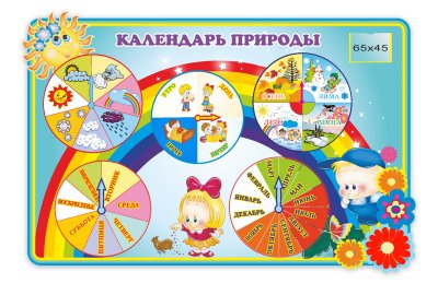 Календарь природы из набора "Цветик семицветик"