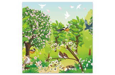 Баннер "Весна. Птицы"