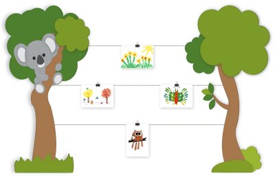 Галерейная система "Деревья и Коала" 49325 галерея 1