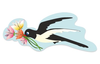 Декоративный элемент "Ласточка"