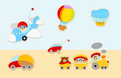 Комплект декораций "Поездка" 49627 галерея 1