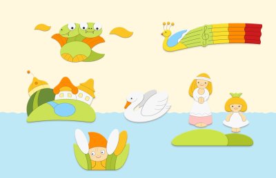 Комплект декораций "В сказке"