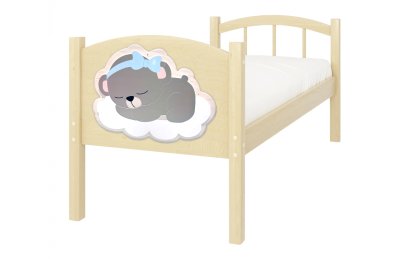 Кровать одноярусная "Мишутка"