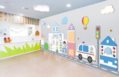 Комплект развивающих профориентационных панелей "Медицина"