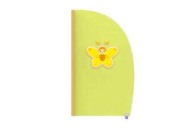 Перегородка "Бабочка" 60х104 см