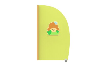 Перегородка "Боровик" 60х104 см