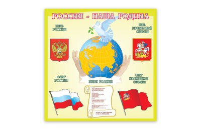 Стенд "Россия-наша Родина"