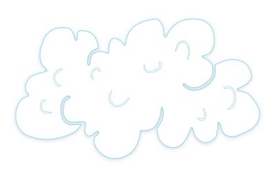 Декоративный элемент "Облачко"