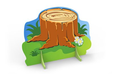 Декорация для музыкального зала "Пень"