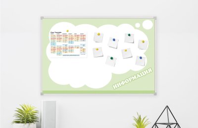 Рамка для доски 90x60 cм “Информация“ FFI-1 галерея 2