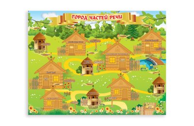 Обучающий стенд "Город Частей Речи" 43946 галерея 1