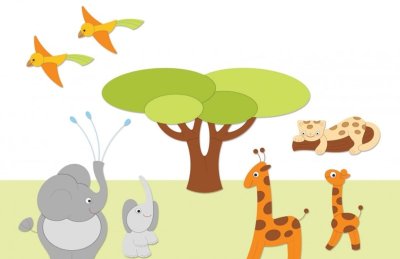 Декорация "Слон" 86х125 см 46639 галерея 1