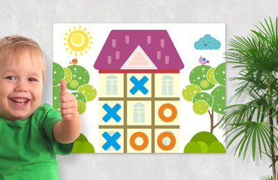 Магнитное пособие "Крестики-нолики" 47459 галерея 3