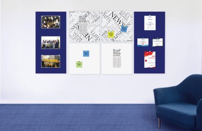 Базовая магнитно-маркерная панель "Square" 50х50 см белая 41415 галерея 2