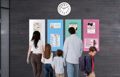 Магнитная панель 100х50 см лимонно-желтый 42327 галерея 1