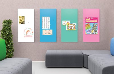 Комплект магнитных панелей "Palitra Lux"100х50 4 панели 40494М галерея 6