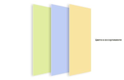 Настенная МДФ панель голубая 50х100 см 51594 галерея 2