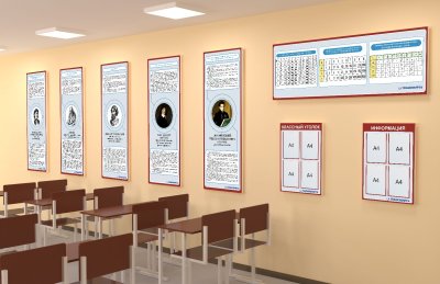 Комплект стендов для кабинета математики "Великие ученые и их деятельность" 41654 галерея 1