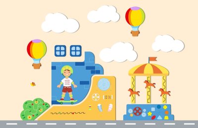 Комплект развивающих профориентационных панелей "Активный отдых" 49737 галерея 1