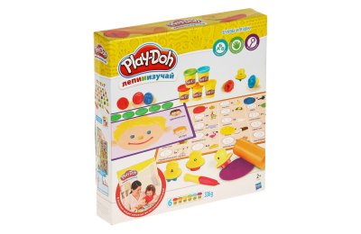 Игровой набор для лепки "Буквы и язык"