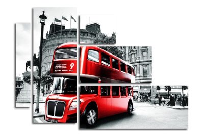 Модульная картина "Лондонский даблдекер" 17200 галерея 1