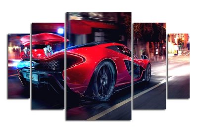 Модульная картина "Красная молния" 17281 галерея 1