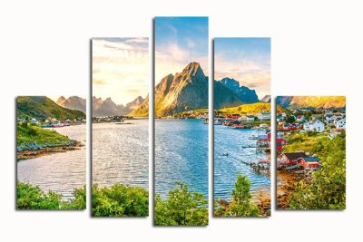 Модульная картина "Поселок в долине" — jpg/17324a_P.jpg