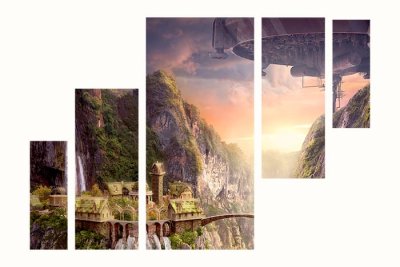 Модульная картина "Волшебный городок" — jpg/17344a_P.jpg