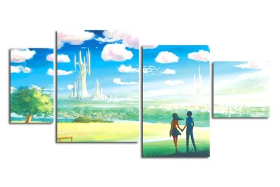 Модульная картина "Парочка" 17357 галерея 1