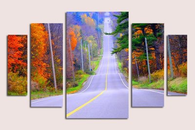 Модульная картина "Дорога в осеннем лесу" — jpg/17364a_P.jpg