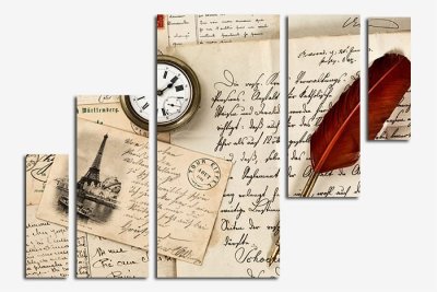 Модульная картина "Письма" 17366 галерея 1