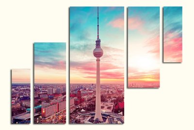 Модульная картина "Город на закате" — jpg/17374a_P.jpg