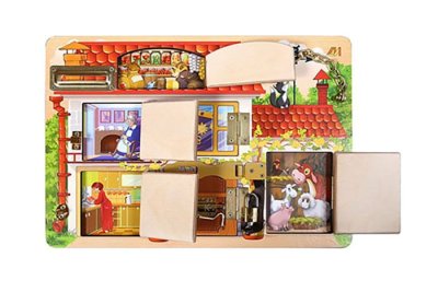 Бизиборд "Домик с замочками" 2729062 галерея 1