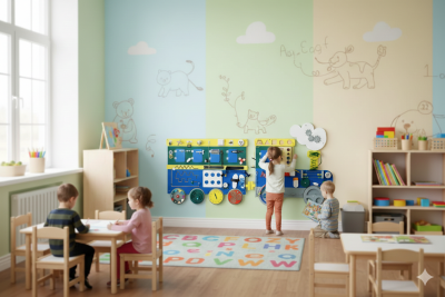 Интерактивная панель-бизиборд «Веселый паровозик» 202629820 галерея 1