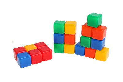 Набор цветных кубиков