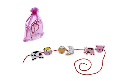 Шнуровка - вкладыш "Ферма" (2 шт.)