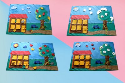 Дидактическое панно "Времена года" 