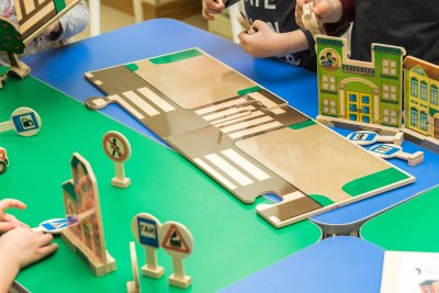 Макет дороги с элементами из натурального дерева 40671 галерея 12