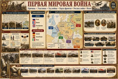 Учебный стенд для школы «Первая мировая война»
