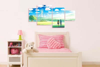 Модульная картина "Парочка"