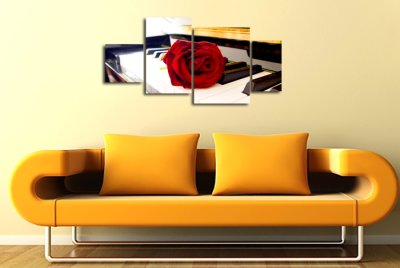 Модульная картина "Нежная мелодия"