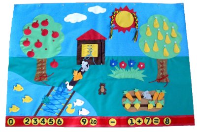 Дидактическое панно "Теремок"