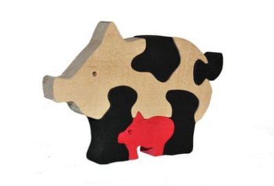 Комплект деревянных пазлов В деревне 9570 галерея 4