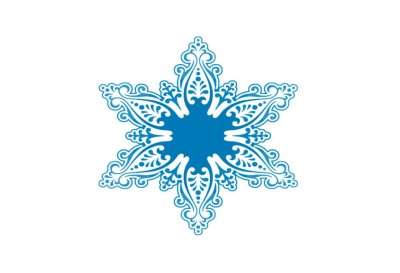 Наклейка "Снежинка"