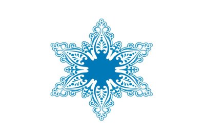 Наклейка "Снежинка"
