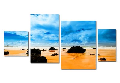 Модульная картина "Взволнованное небо" 17162 галерея 1