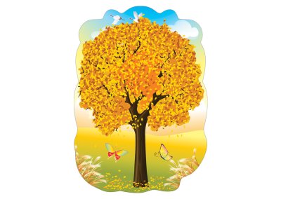 Декорация «Дерево осенью»